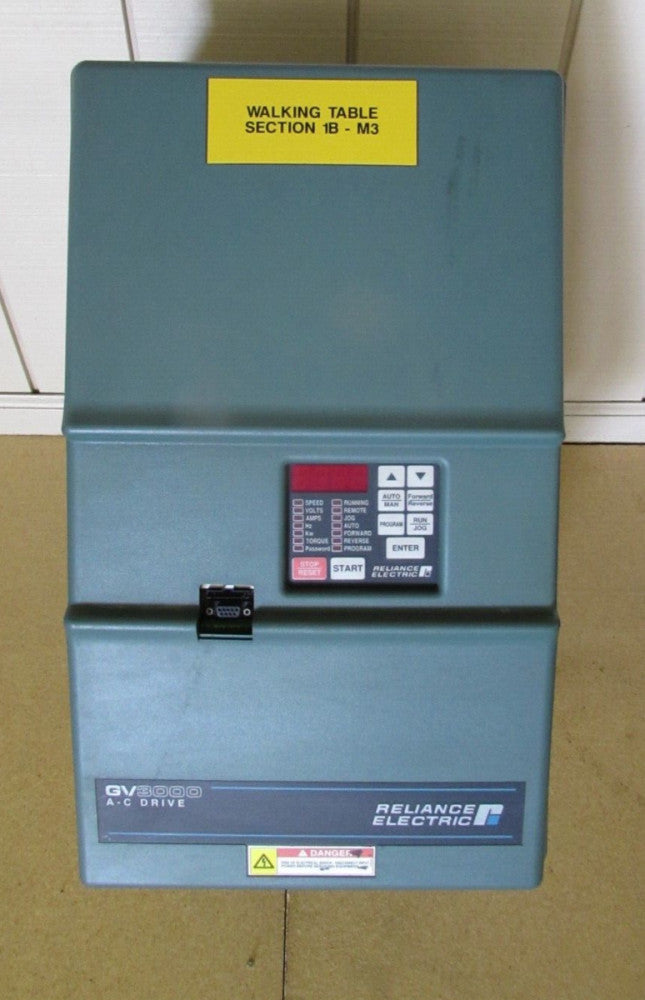 RELIANCE ELECTRIC 40V4151 SENSORLESS AC DRIVE 40HP 380-460VAC 58A GV3000 XLNT !!