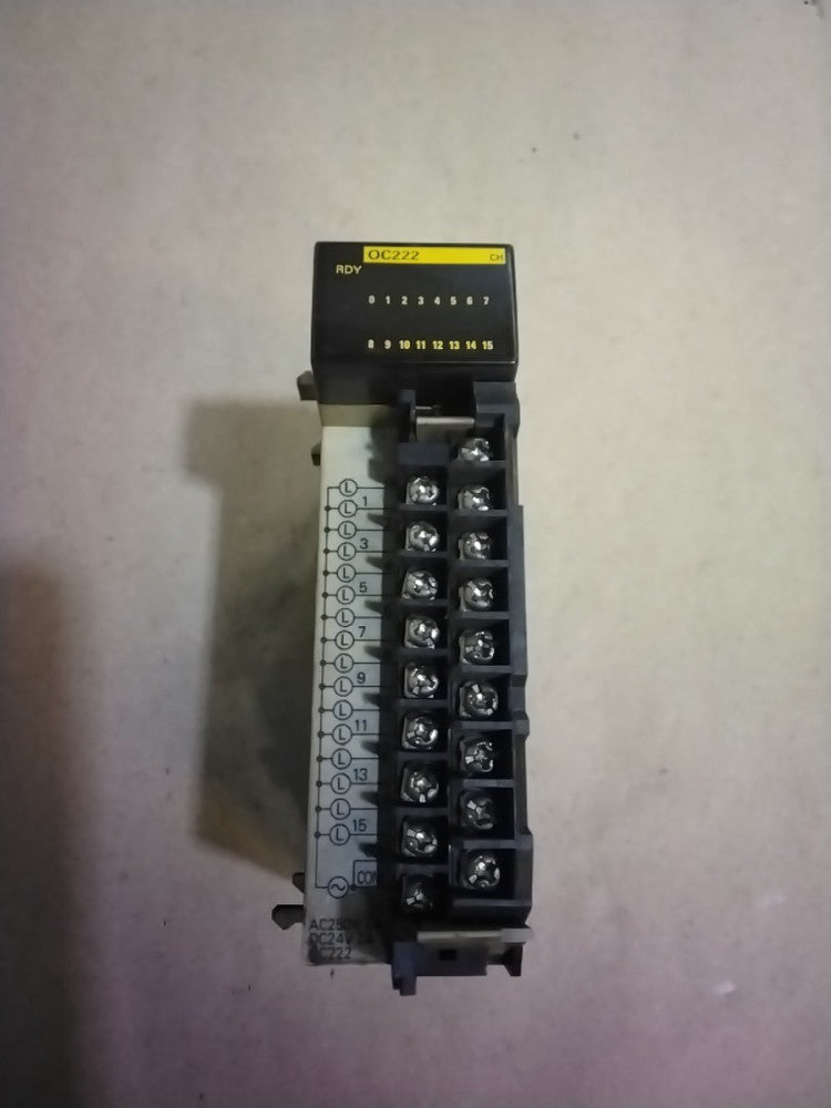 1 USED OMRON CQM1-OC222 24VDC OUPUT MODULE
