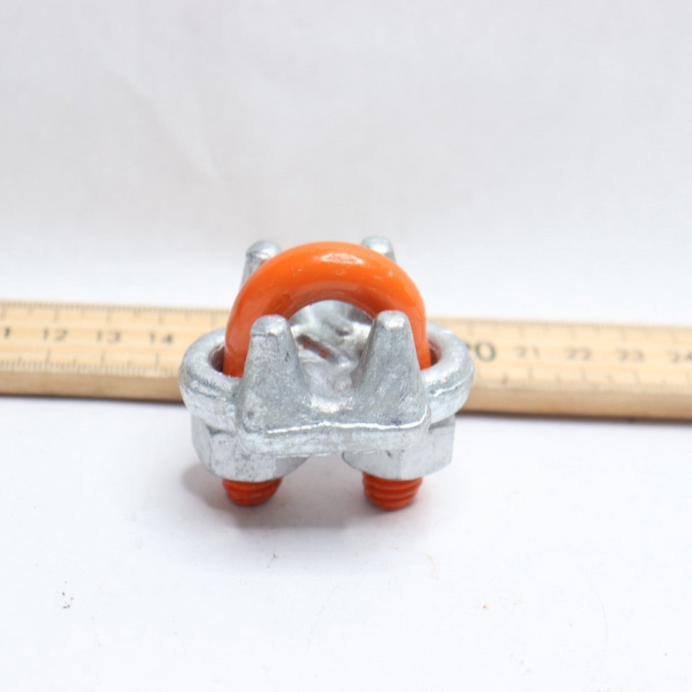 Wire Rope Clip Zinc Plated Malleable 3/8"