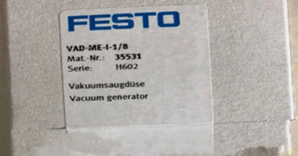 One Brand New FESTO VAD-ME-I-1/8 35531 Vacuum Generator