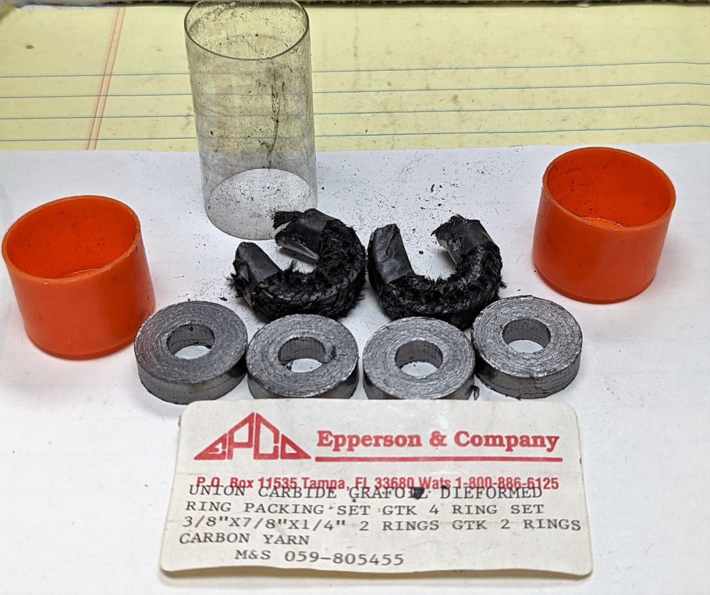 Grafoil® Stem Packing Kit Severe Service Union Bonnet Needle Valve   Kit [OF46]