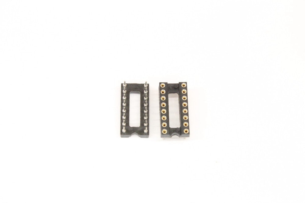 Lot of 10 M83734/4-029 MILL MAX 16pin military grade ic socket