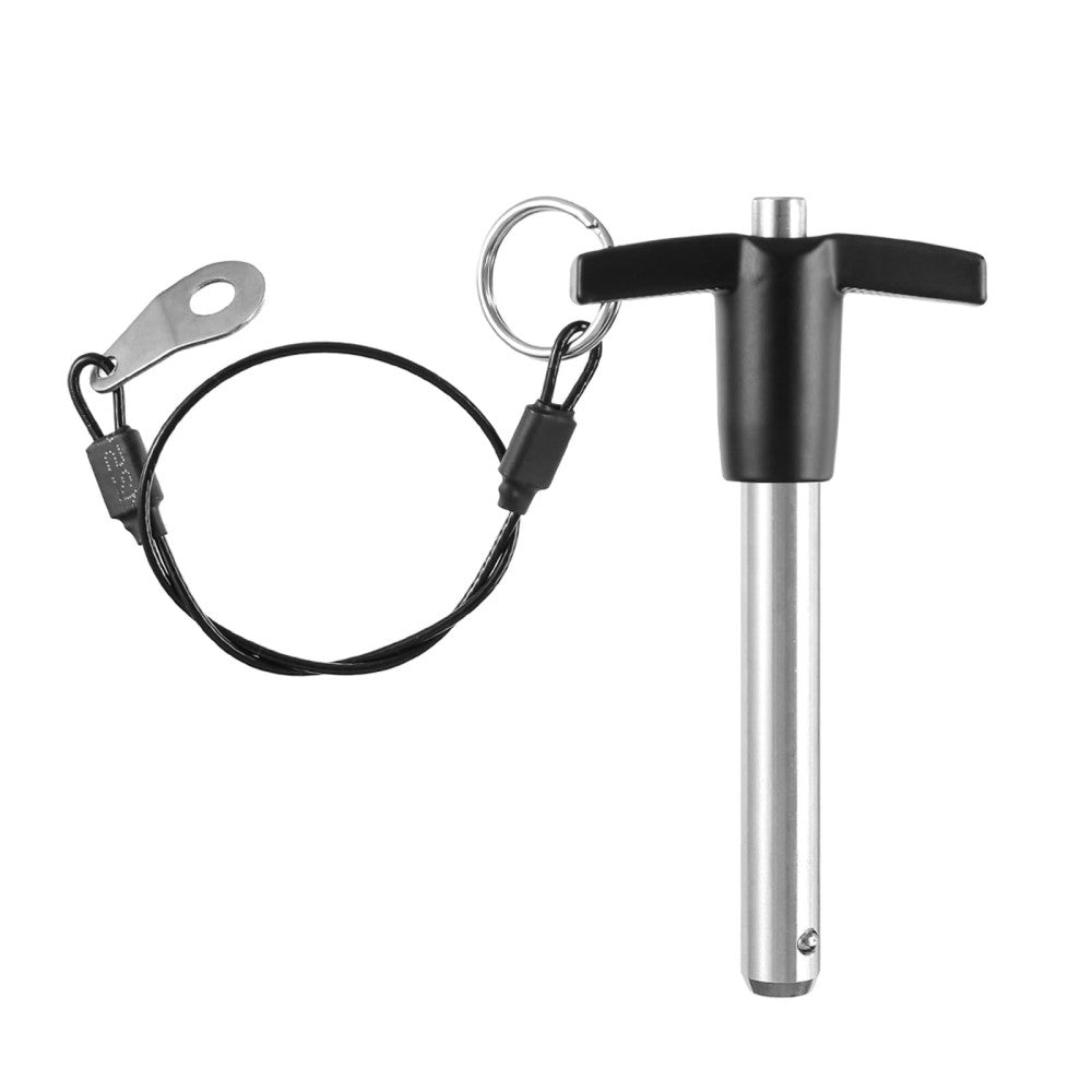 12mmx70mm T Handle Quick Release Pin 304 Stainless Steel Ball Lock Lanyard