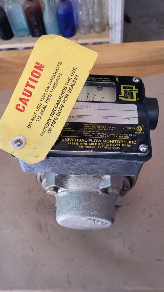UFM MN-NST10GM-12-40C1.3/A0ND-Z33 Flow Monitor 0-10 GPM 1-1/2" NPT