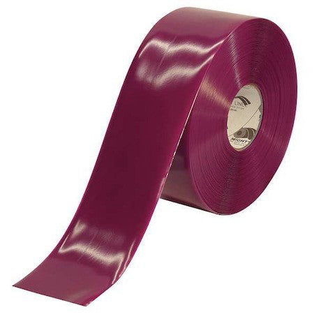 Mighty Line 4Rp Industrial Safety Floor Marking Tape Vinyl Purple, 4" W X 100