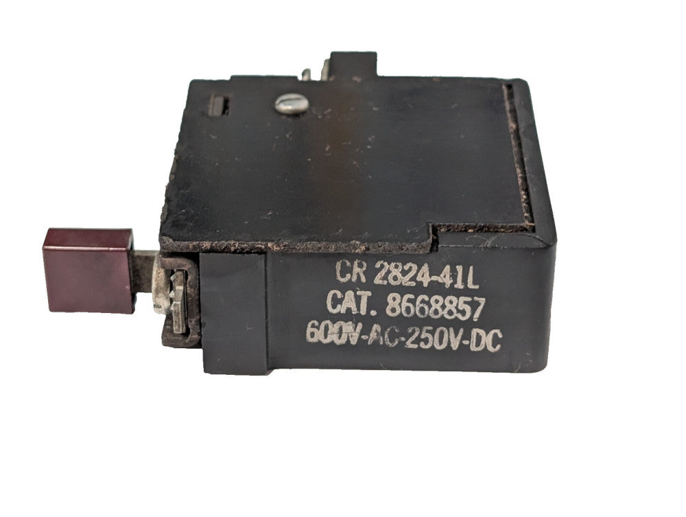 GE General Electric CR2824-41L Relay Switch 8668857, 600VAC, 250VDC