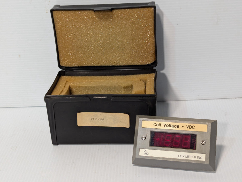 Fox Meter F000-173 coil voltage VDC meter, +/-1.999ADC input range
