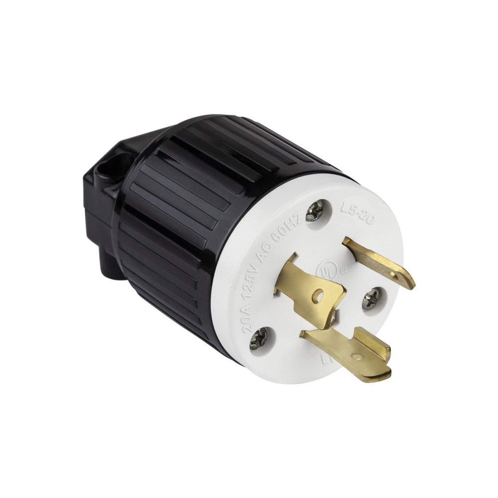 ENERLITES NEMA L5-20P Locking Plug Connector for Generator, Twist Lock Male