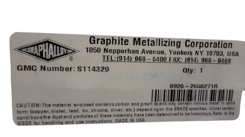 GRAPHALLOY S114329 BUSHING SHAFT NSMP