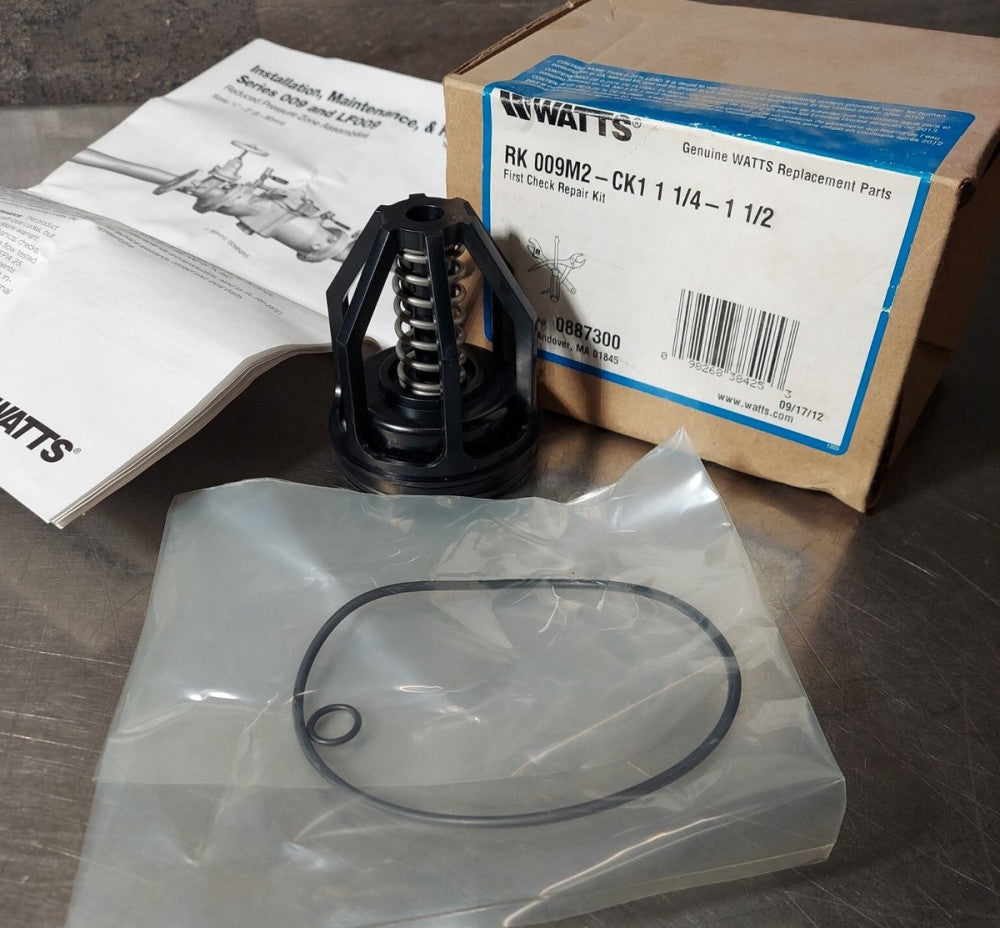 GENUINE - Watts 0887300 RK 009M2-CK1  1-1/4 -  1-1/2 First Check Repair Kit 