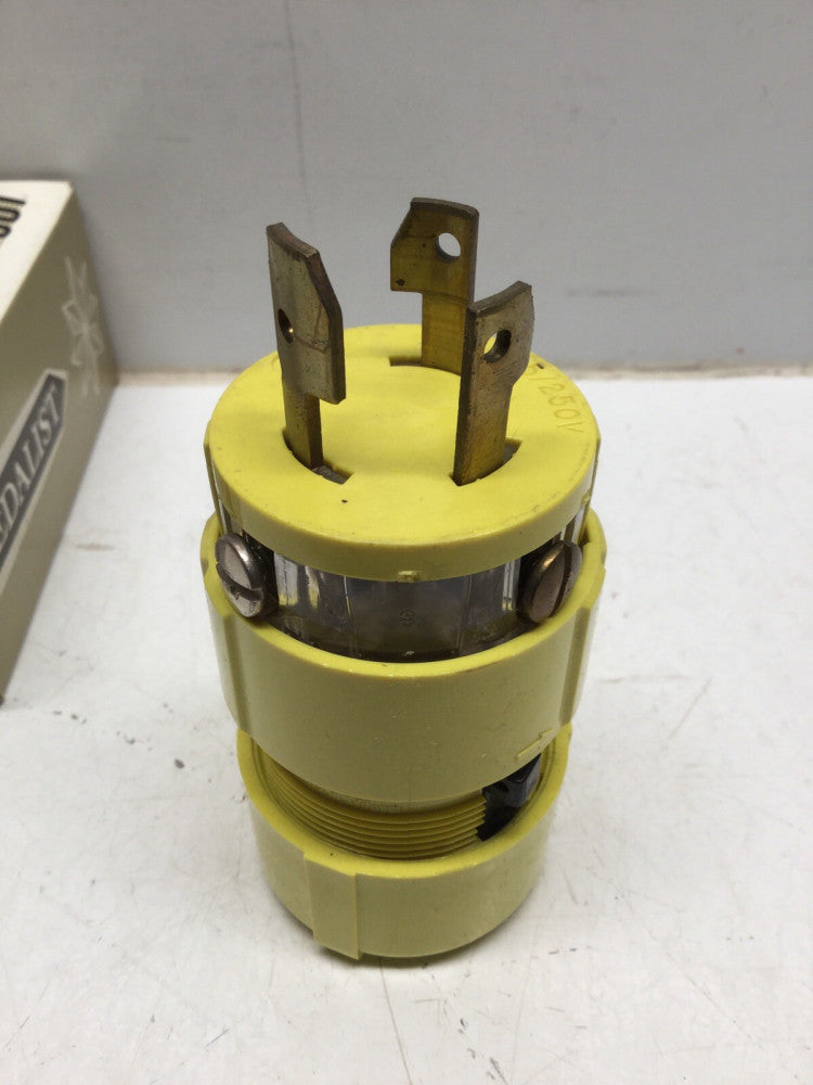 Slater SST 3331-P Locking Plug 30A 125/250V 3P 3W Locking Cord Cap / Medalist