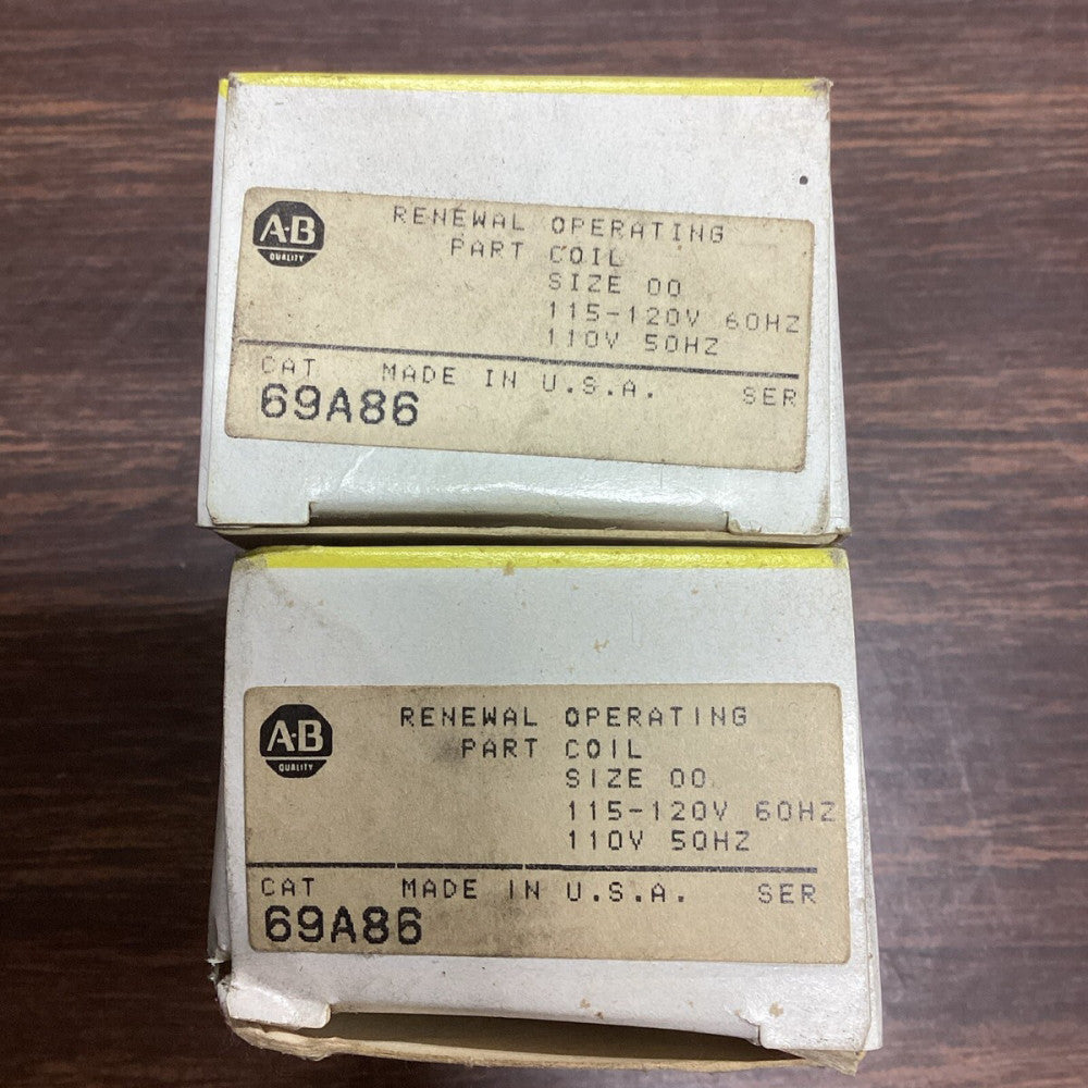 ALLEN BRADLEY 69A86 COIL 115-120V Lot Of 2 G103