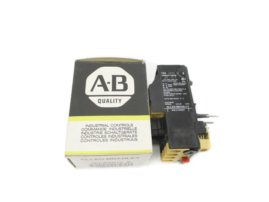 ALLEN BRADLEY 193-BSB12 SER. B 0.8-1.2A ( BK/YL) NSMP