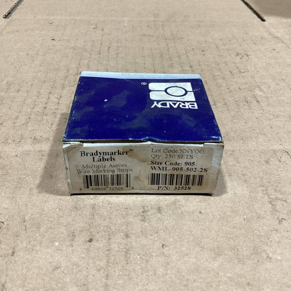 BRADY WML-905-502-2S Wire Marker Labels, NOS