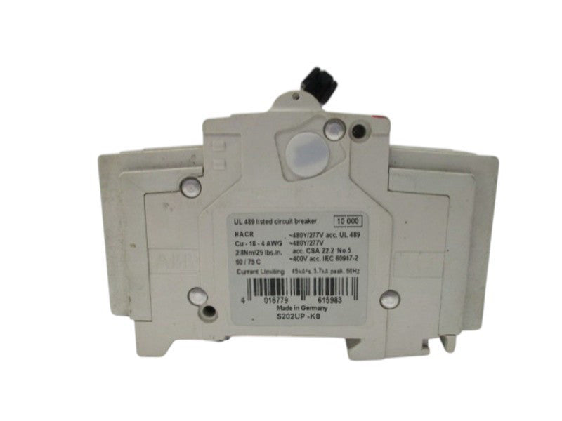 ABB S202UP-K8 CIRCUIT BREAKER 8A UNMP