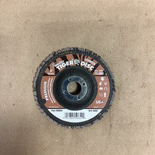 Weiler Tiger Bobcat 50654 4” Premium Coated Abrasive Flap Disk Qt of 3