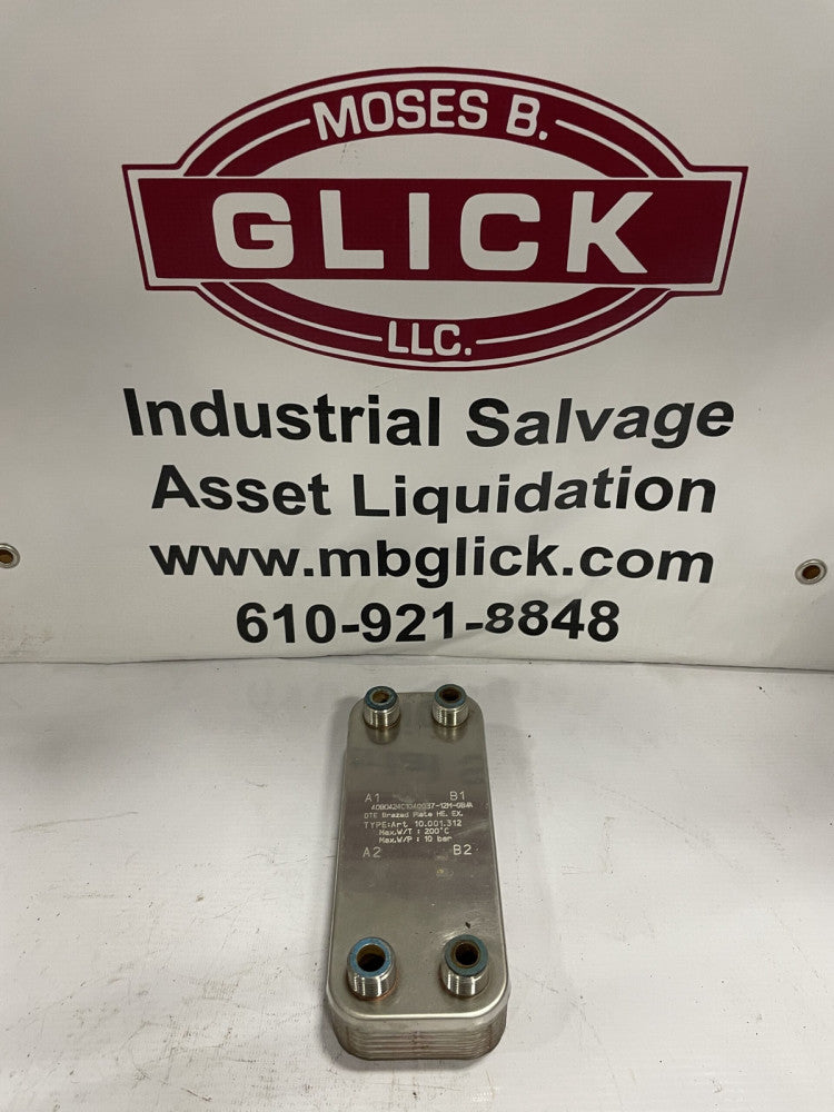 4080424C1040037-12M-GB4A Brazed Aluminum Plate Heat Exchanger 145psi