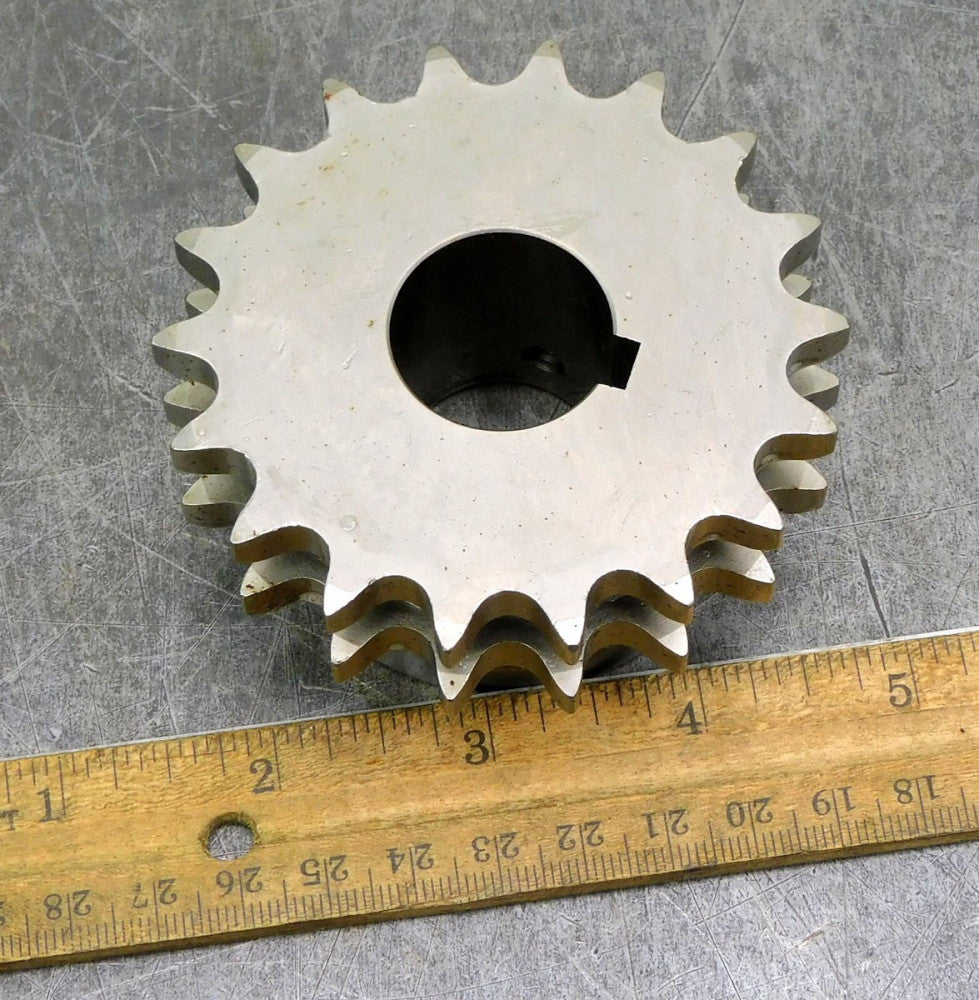 Martin D40B18 Double Roller Chain Sprocket #40 18 Teeth 1" Bore