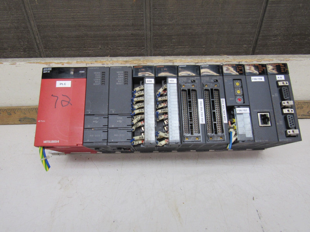 MITSUBISHI MELSEC-Q PLC SYSTEM Q06HCPU Q61P QJ71E71-100 Q64DA Q68ADV Q71C24N-R2