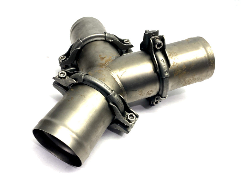 Jacob 11083260 Exhaust System Fork, DN80 90 Deg. Y-Type w/ Clamps