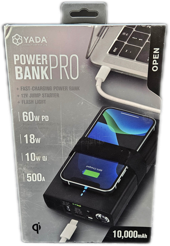 YADA Power Bank Pro 60W USB-C Car Jump Starter