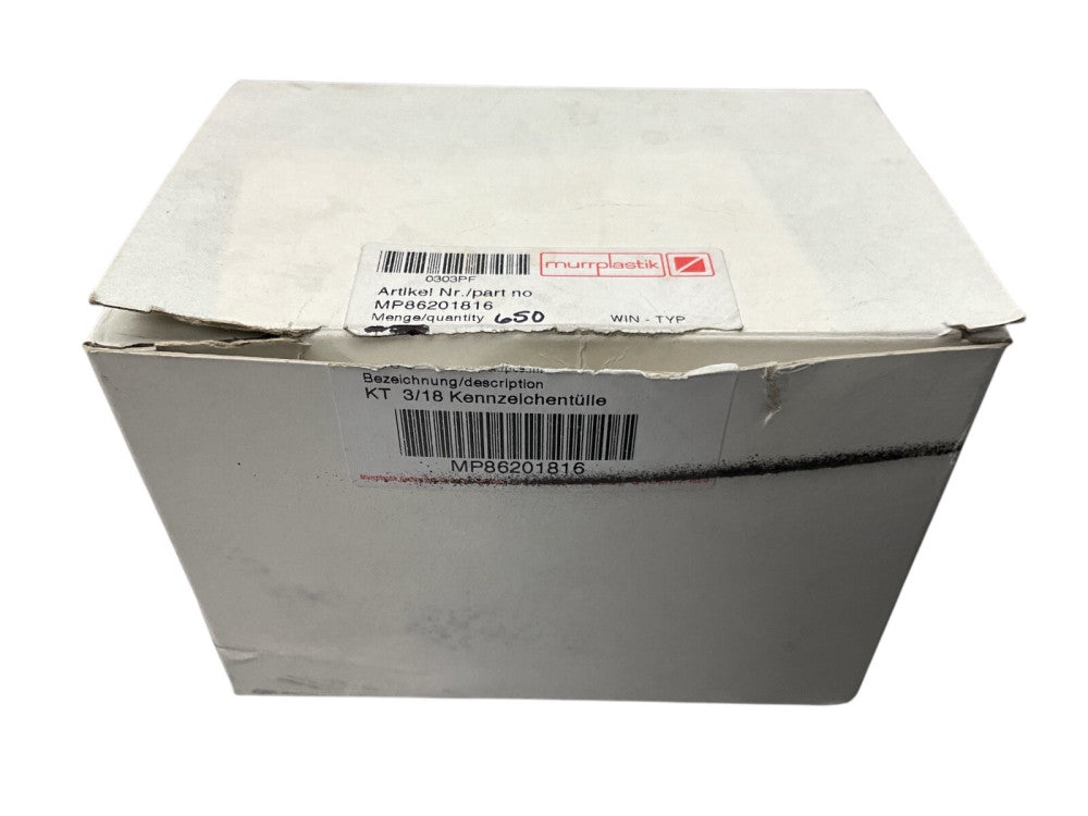 Murrplastik - KT 3/18 Label Sleeve - 86201816 (BOX 650 pcs)