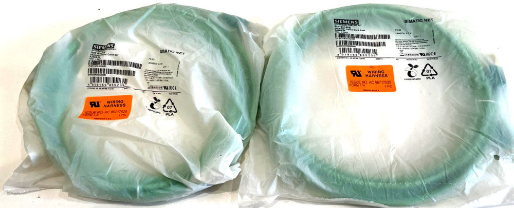 NEW SIEMENS 6XV1870-3QH30 ACCESORY CABLING KIT 3.0M 6XV18703QH30 LOT OF 2