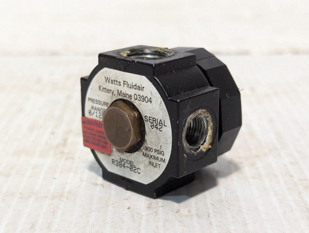 WATTS R384-02C 1/4in 0/125 PSI MINATURE REGULATOR