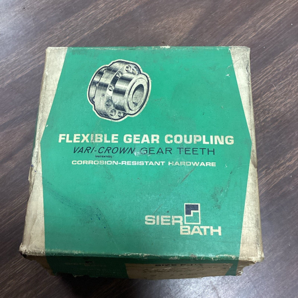 Sier Bath Series F Flexible Gear Coupling, Size F-1-1/2