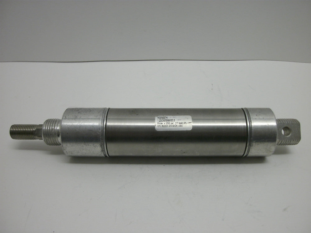 SCHRADER BELLOWS 1.25DXPSRM02.0 PNEUMATIC AIR CYLINDER 1-1/4" BORE 2" STROKE NNB