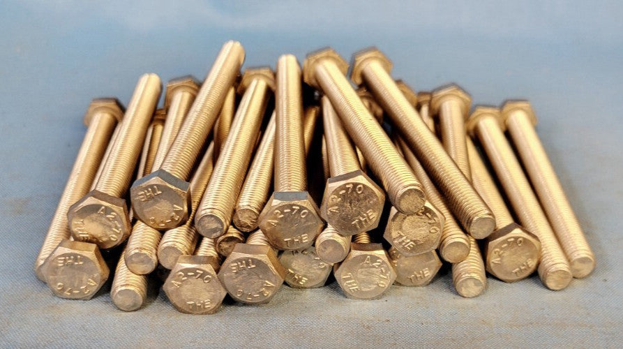 HEX HEAD BOLT FULLY THREADED  M8 X 1.25 X 90MM  (LOT OF 30)