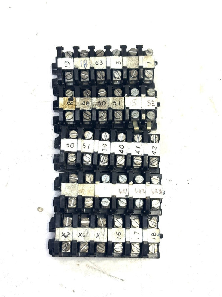 BUCHANAN 12 POSITION TERMINAL BLOCK -LOT OF 5-