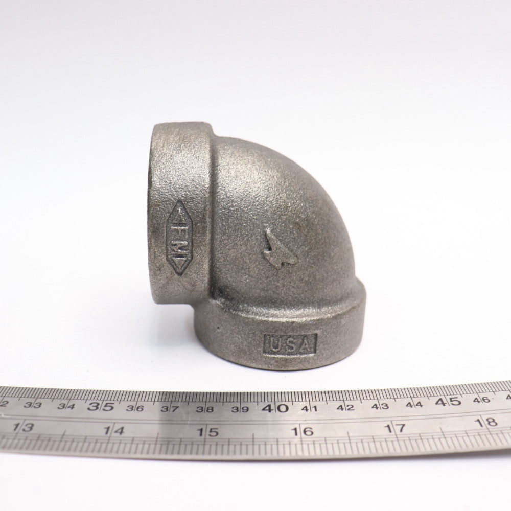 Anvil Threaded Reducing Elbow Carbon Steel 1" x 1"
