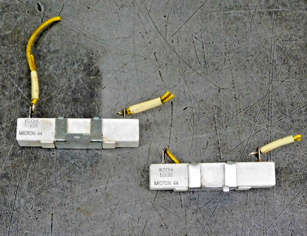 Mitsubishi R20H Resistor 10kΩK Micron 44 Lot of Two (2) Fits Miller Welder