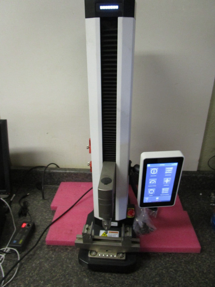Mark-10 F105 EasyMESUR Test Stand w/Control Panel DC5000 FS05-100 Sensor 100LB