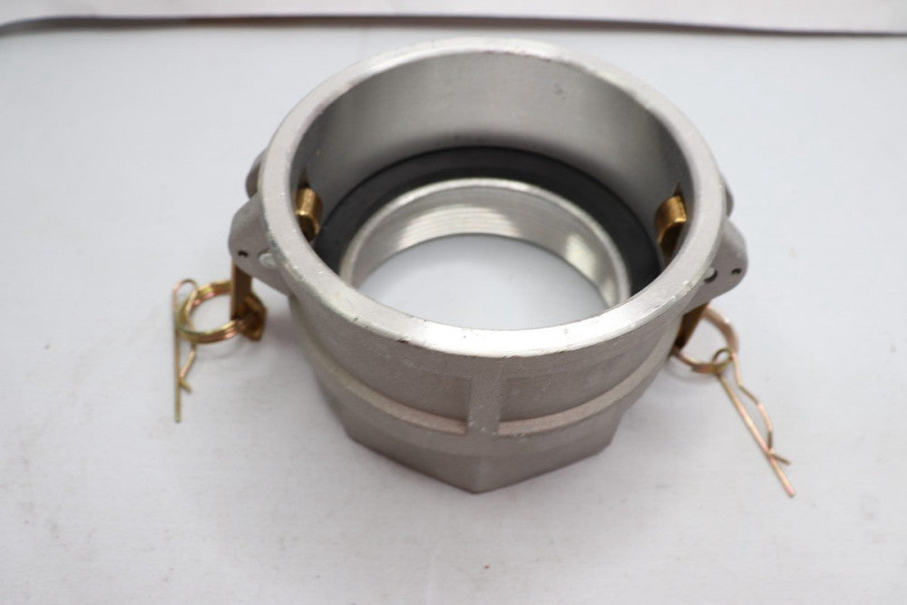 Camlock Aluminum 4" Female x 4" Female NPT  