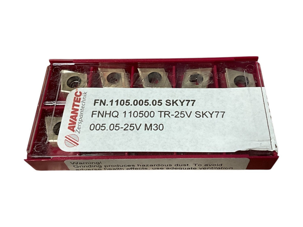 10pcs AVANTEC FNHQ 110500 TR-25V SKY77 Carbide Milling Inserts