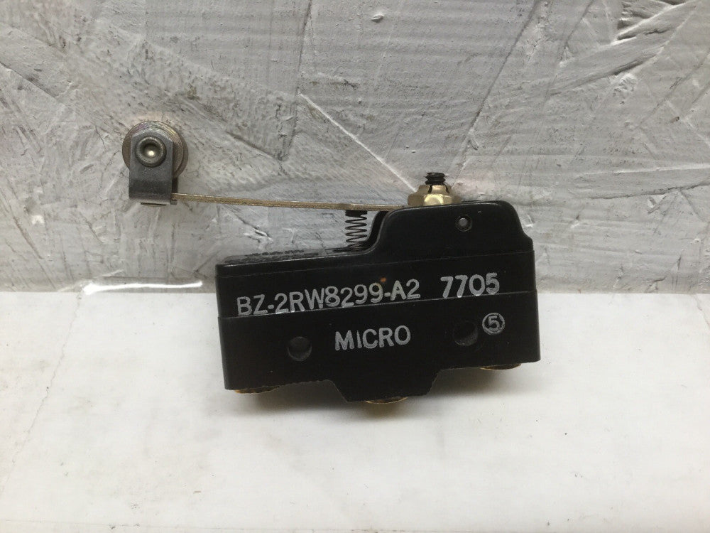 Micro Switch BZ-2RW8299-A2 Roller Lever Limit Switch 15A 125, 250 or 480 VAC