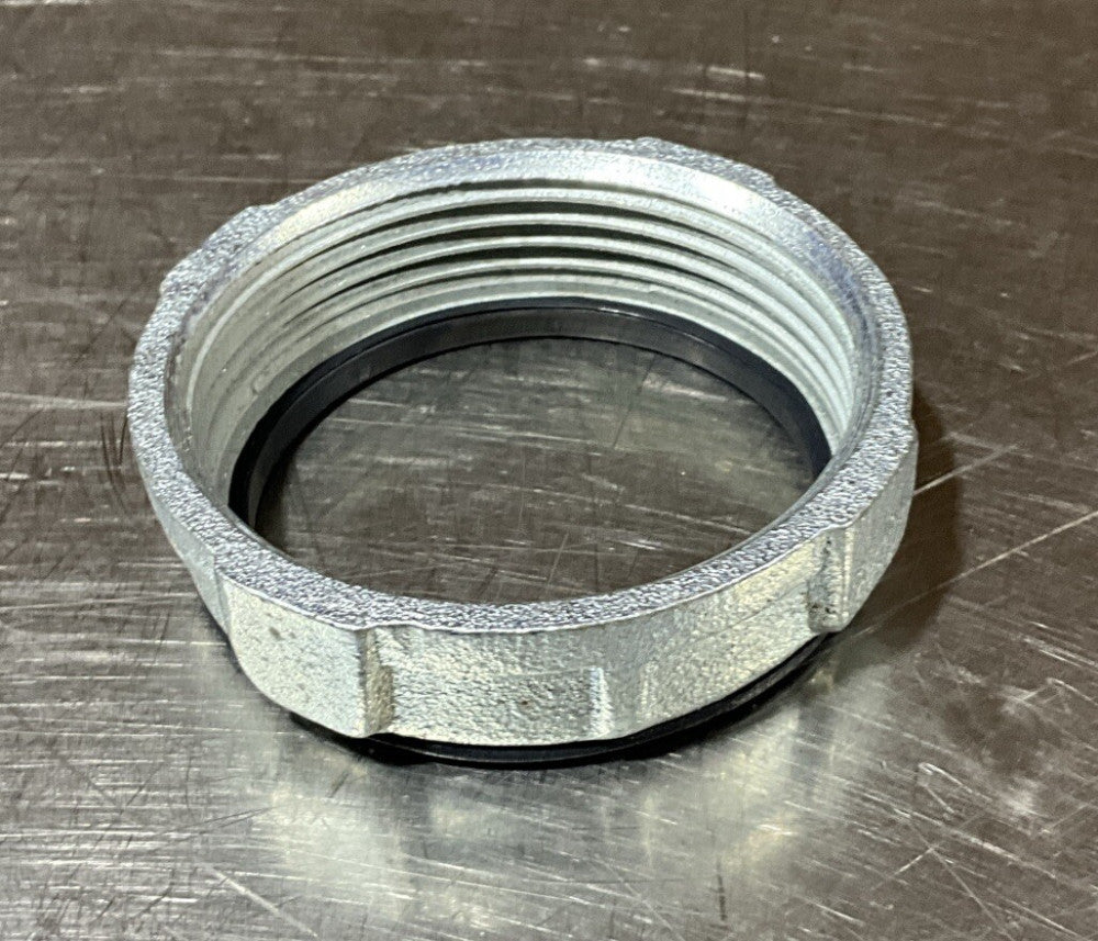 O-Z Gedney IBC-250 2-1/2" Zinc Plated Malleable Iron Insulated Bushing