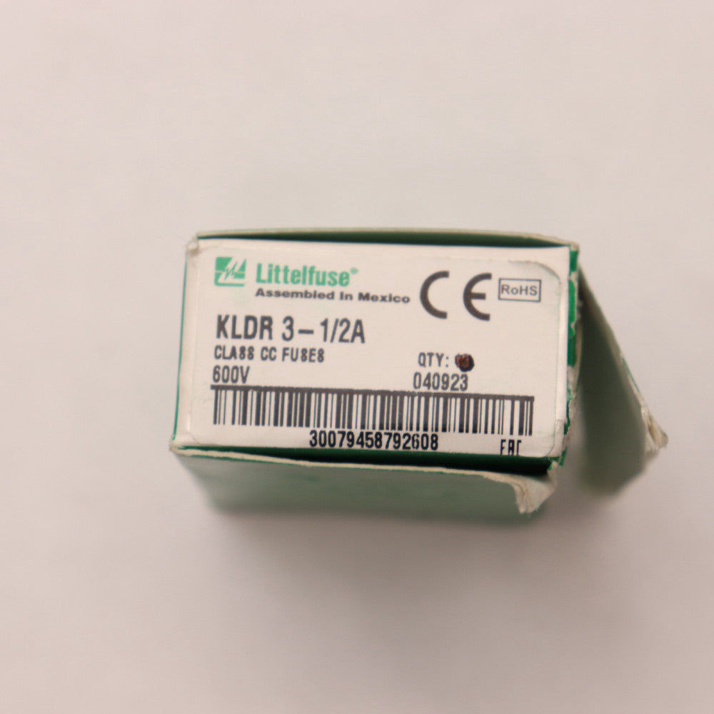 Littlefuse Time Delay Fuse 3.50A 600VAC/300VDC KLDR3-1/2A