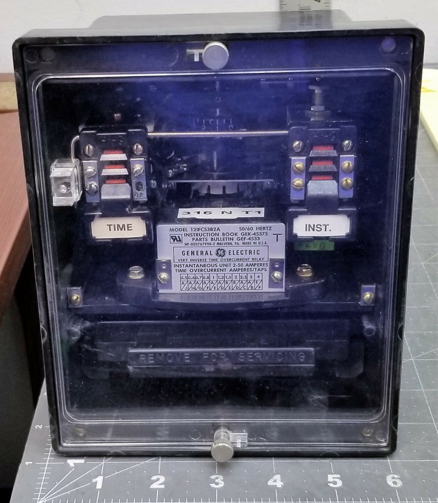 GE IFC53B2A / 12IFC53B2A TIME OVERCURRENT RELAY WORKING PULL [B1S4]