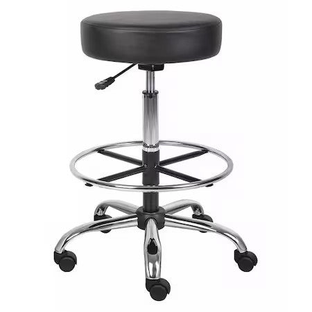 Boss B16240-Bk Fabric Drafting Chair, 34-, No Arms