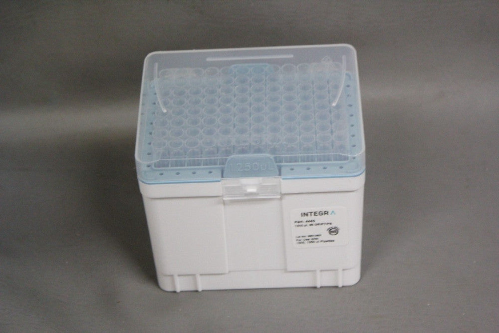 NEW BOX OF 96 INTEGRA 1250 ul GRIPTIP PIPETTE TIPS 4443