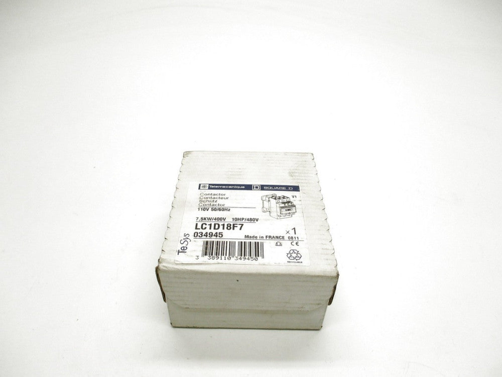 TELEMECANIQUE LC1D18F7 110V NSFS