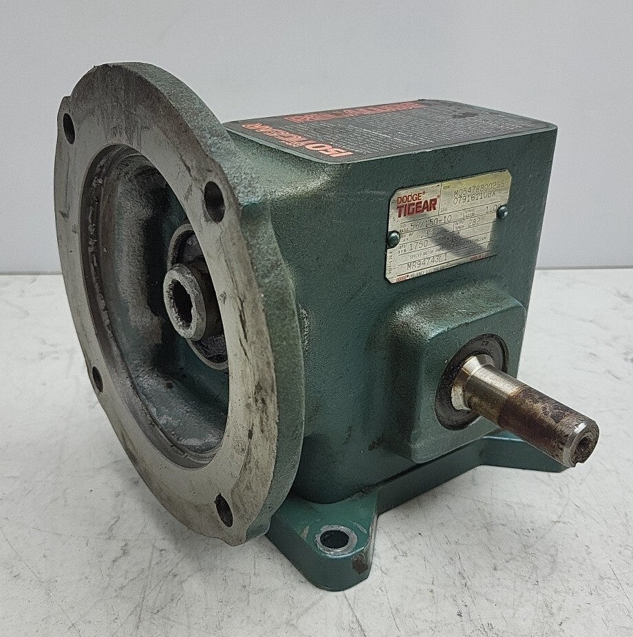 Dodge MR94743L1 Right Angle Gearhead Size 56/150-10 Ratio 1750 Rpm .95 Hp