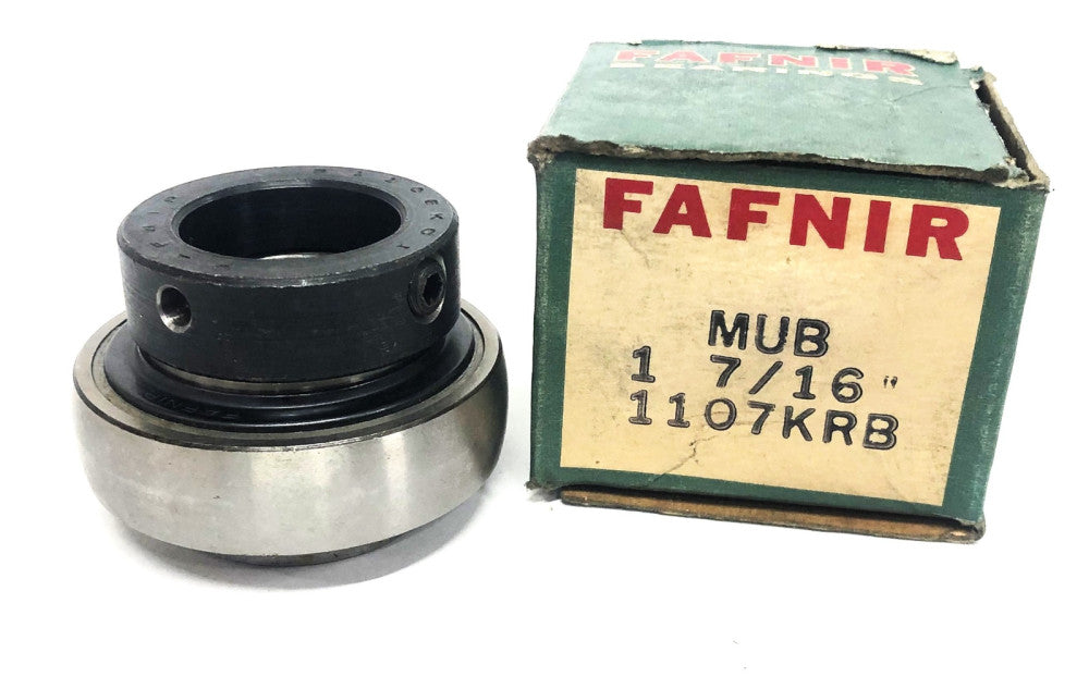 Fafnir MUB1-7/16" Ball Bearing Insert With Collar 1107KRB NOS