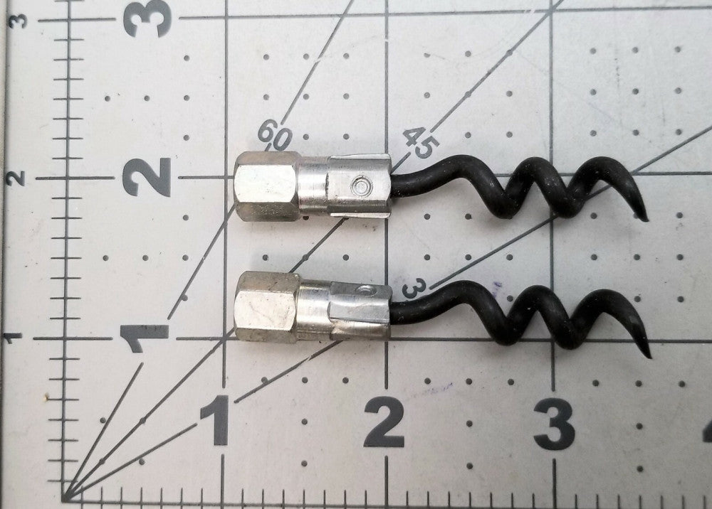 (2) Packing Extractor Tips, Corkscrew,2 ½” PALMETTO PACKING 1109 [B5BB]