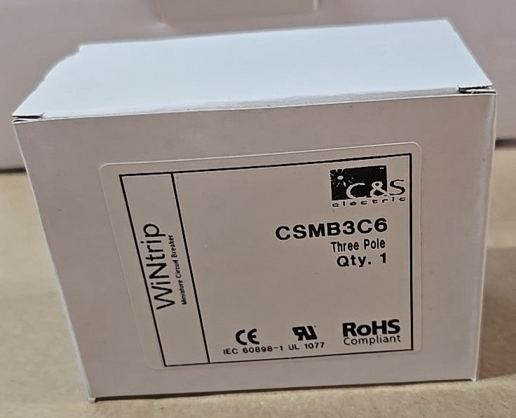 C&S  Wintrip  C6  3Pole CSMB3C6 DIN RAIL 415V