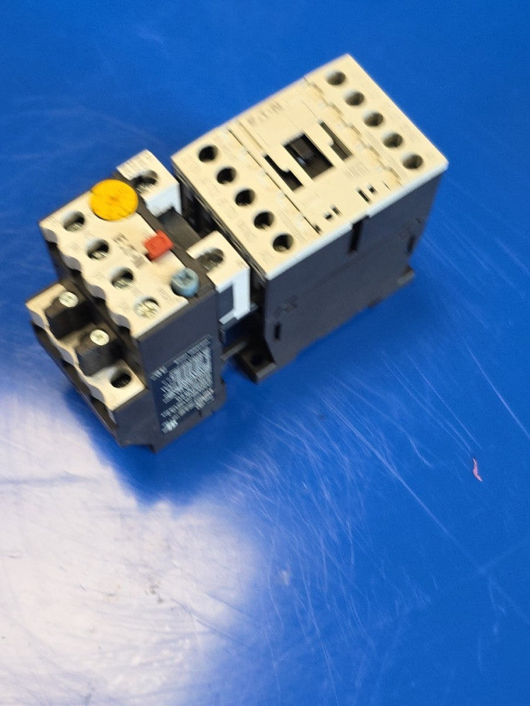 Eaton XTOB010BC1 Thermal Overload Relay 6-10 Amp ZB12-10 With XTCE012B10 Contact