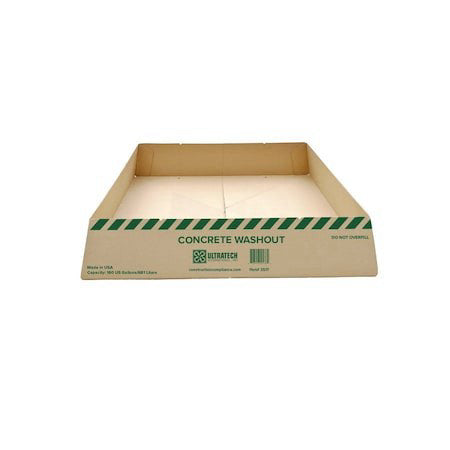 Ultratech 3517 Ultra-Concrete Washout Berm,Brown,60" L